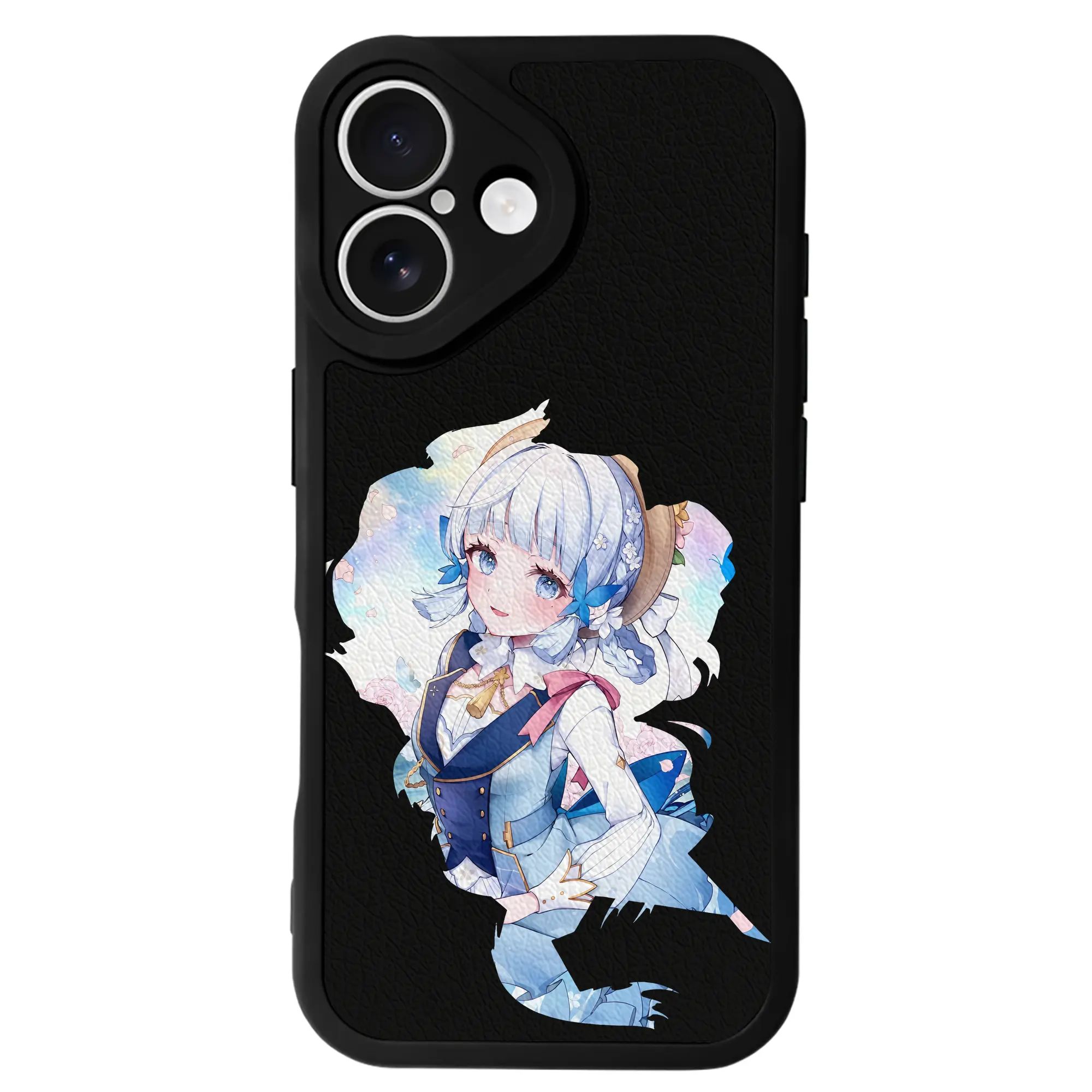 原 神 グッズ 神里綾華 - IPhone 16シリーズ対応 ・ シリコンスマホケース ・ レザー調 ・ 高精度フィット ・ 耐衝撃 ・ ワイヤレス充電対応 ・ 精密カット